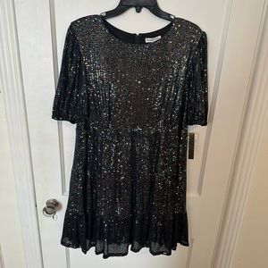 NWT Taylor Swift Eras Tour Sequin Babydoll Dress. Reputation- translucent colors